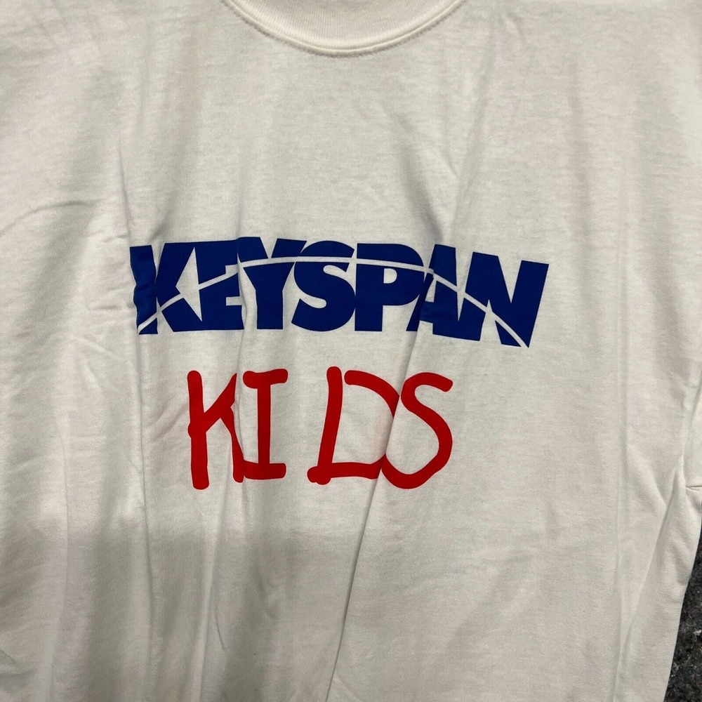 Gildan Keyspan Kids Park Brooklyn Cyclones Baseball Graphic T-Shirt Men XL White - Picture 2 of 11